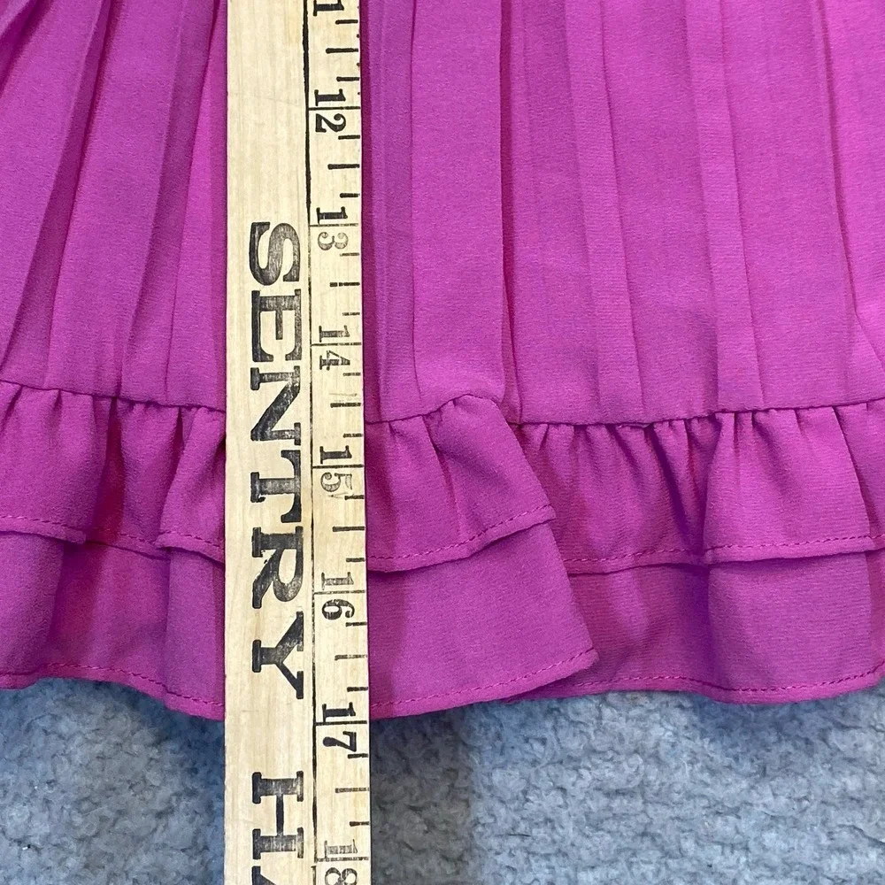 Gymboree‎ Dress Toddler Girls 12-18 m Hot Pink Lined Chiffon Floral Party Formal